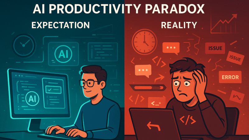 The AI Productivity Paradox: Why Developers Are 19% Slower With AI Tools 1 AI Productivity Paradox